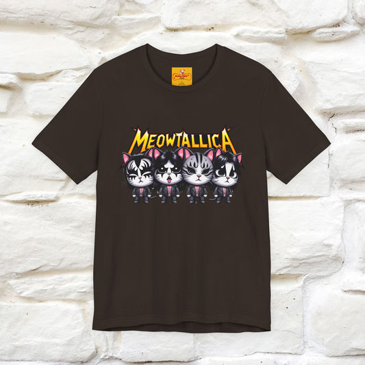 Meowtallica T-Shirt | Rock-Inspired Cat Tee| Nunu&Miao Studio