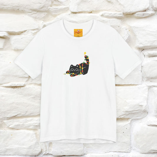 ''Be The Light" Cat T-Shirt| Front & Back Design | Nunu&Miao Studio - Nunu&Miao Studio