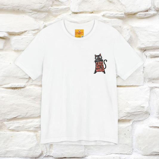 “Cats Rule The World” |Cat T-Shirt | Front & Back Design | Nunu&Miao Studio