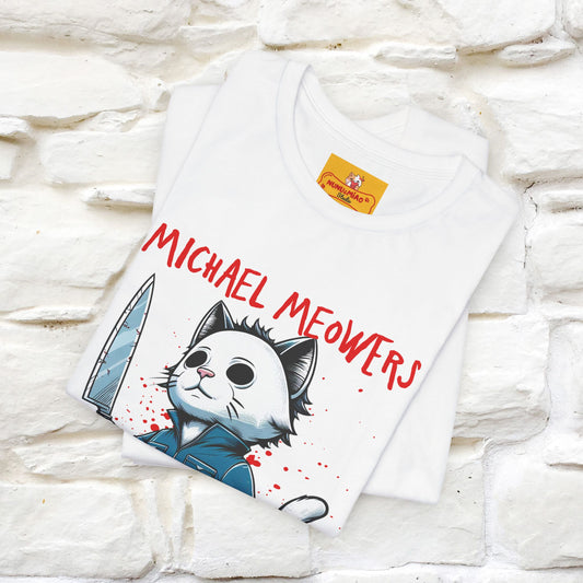 ''Michael Meowers'' Cat T-Shirt | | Nunu&Miao Studio - Nunu&Miao Studio