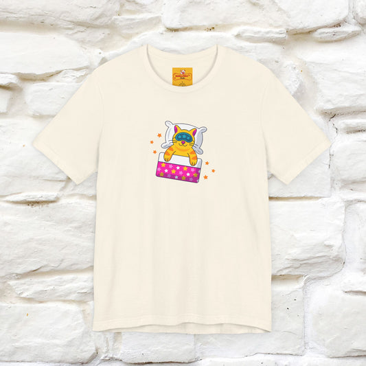 "I Am Sorry I Have Plans With My Bed" | Cat T-Shirt | Front & Back Design | Nunu&Miao Studio - Nunu&Miao Studio