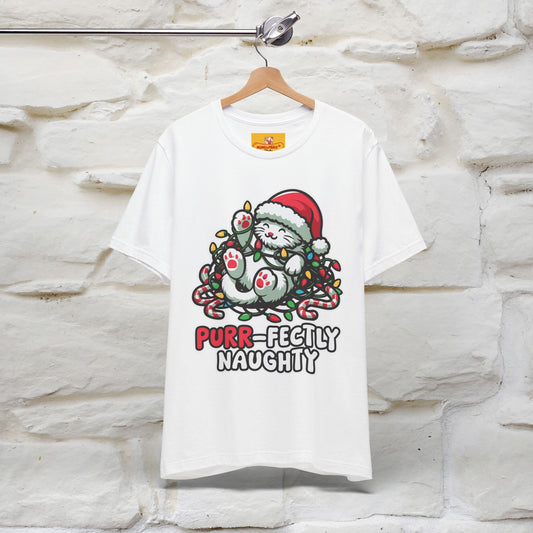 “Purr-Fectly Naughty” | Cat T-Shirt | Nunu&Miao Studio