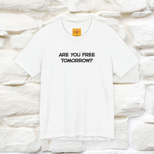 “Are You Free Tomorrow?" Funny Cat T-Shirt | Nunu&Miao Studio