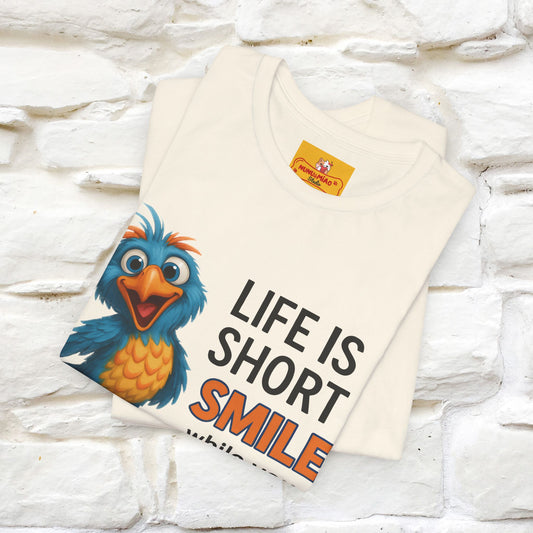 "Life Is Short Smile While ..." |Funny T-Shirt | Nunu&Miao Studio - Nunu&Miao Studio