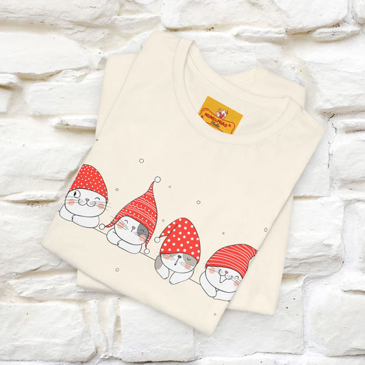''Christmas Cute'' |Cats T-shirt | Nunu&Miao Studio - Nunu&Miao Studio