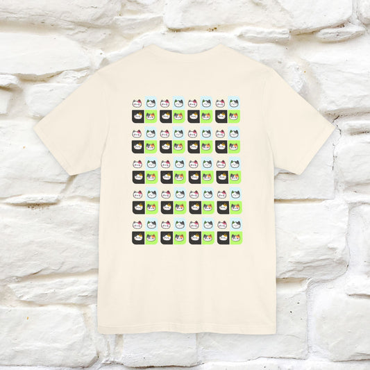 “Miaooo” | Cat T-Shirt | Front & Back Design | Nunu&Miao Studio