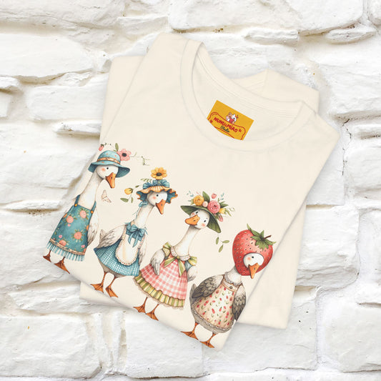 "Just A Silly Goose" Cute T-shirt |Nunu&Miao Studio - Nunu&Miao Studio