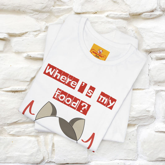 ''Where Is My ....?" Cat T-shirt| Nunu&Miao Studio - Nunu&Miao Studio