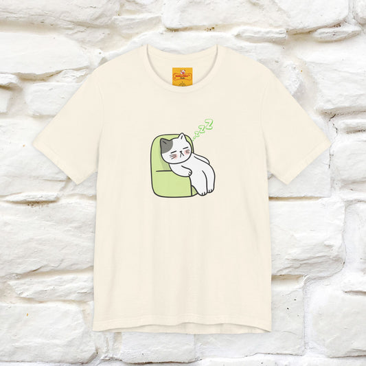 "Keep going… the couch isn’t going to nap on itself." Cat T-Shirt| Front & Back Design | Nunu&Miao Studio - Nunu&Miao Studio