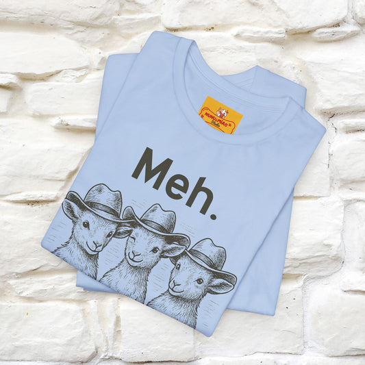 "Meh" Cute T-shirt |Nunu&Miao Studio - Nunu&Miao Studio