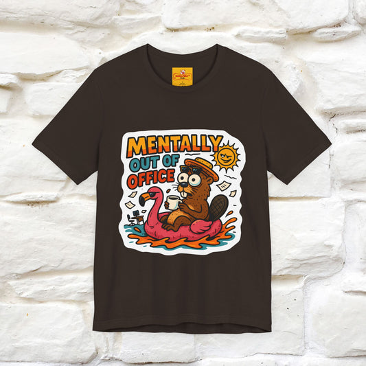 ''Mentally Out Of Office''| Sarcastic Cat T-Shirt | Nunu&Miao Studio