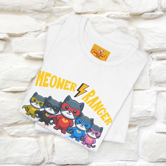''Meower Ranger''| CatT-Shirt | Nunu&Miao Studio - Nunu&Miao Studio