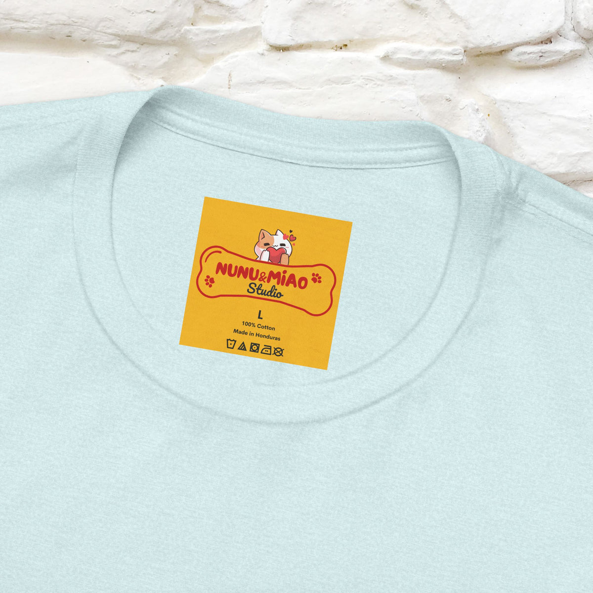 "Meow Meow Meow" Cat T-Shirt | Front & Back Design | Nunu&Miao Studio