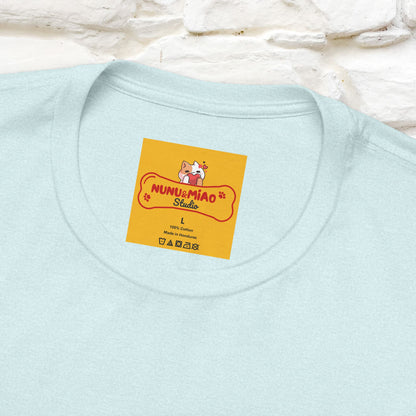 "Meow Meow Meow" Cat T-Shirt | Front & Back Design | Nunu&Miao Studio
