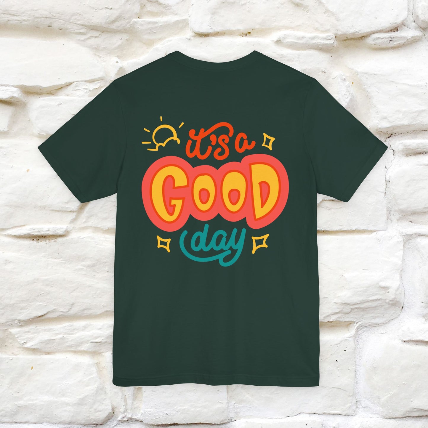 ""It's A Good Day" Cat T-Shirt| Front & Back Design | Nunu&Miao Studio - Nunu&Miao Studio