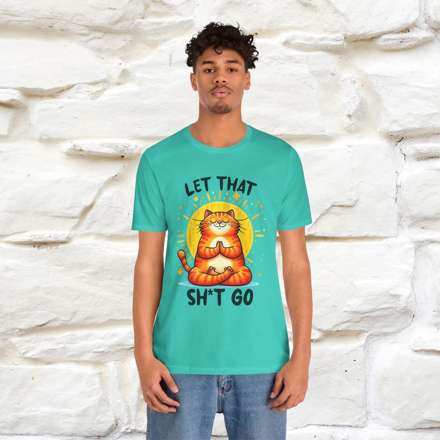 "Let That Sh*t Go" Cat T-shirt |Nunu&Miao Studio - Nunu&Miao Studio