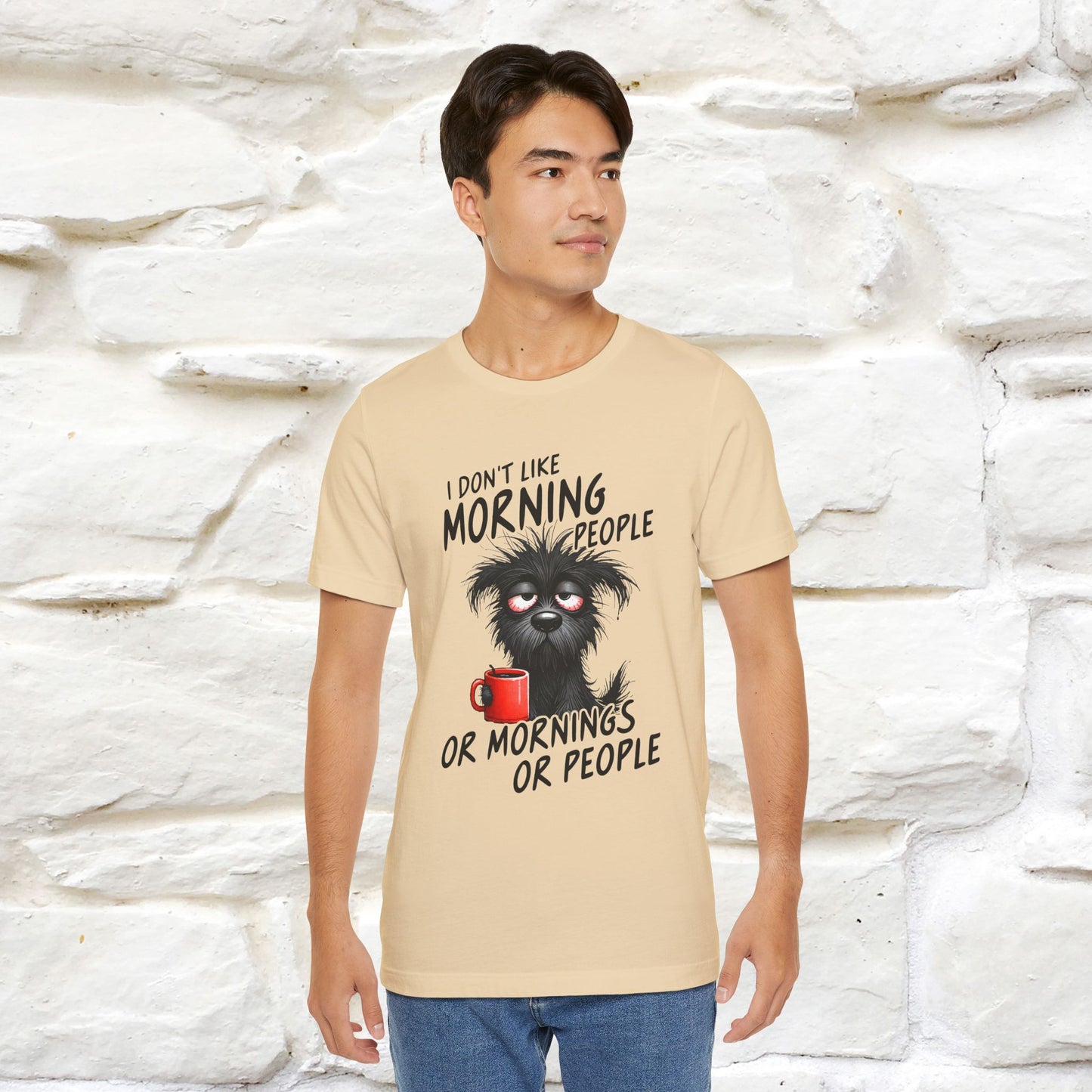 "I Don't Like Morning People..." Funny T-shirt |Nunu&Miao Studio - Nunu&Miao Studio