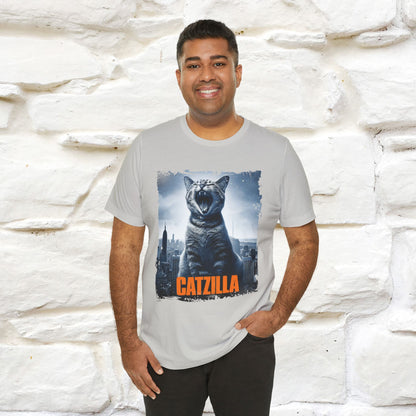 Catzilla T-Shirt | Fun Monster Cat Tee for Men & Women | 100% Cotton - Nunu&Miao Studio
