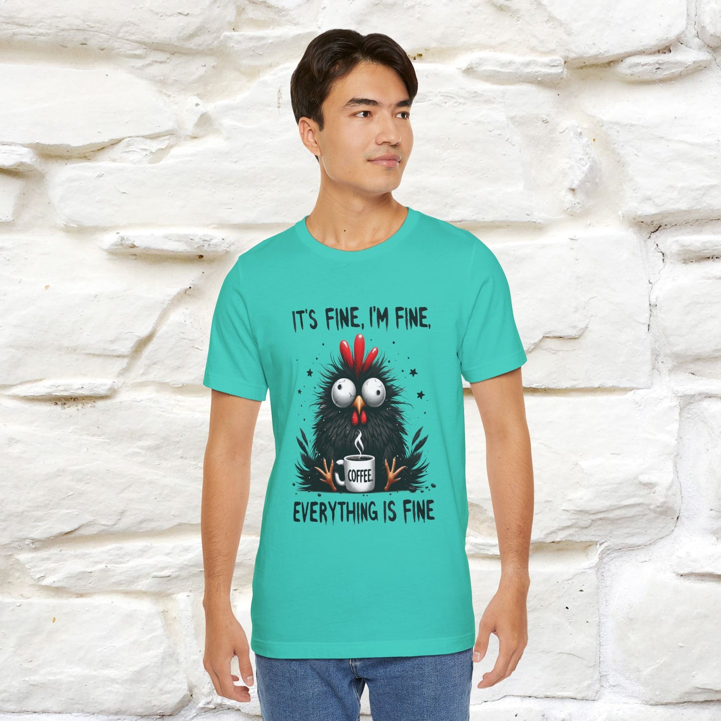 "Everything Is Fine" |Funny T-Shirt | Nunu&Miao Studio - Nunu&Miao Studio