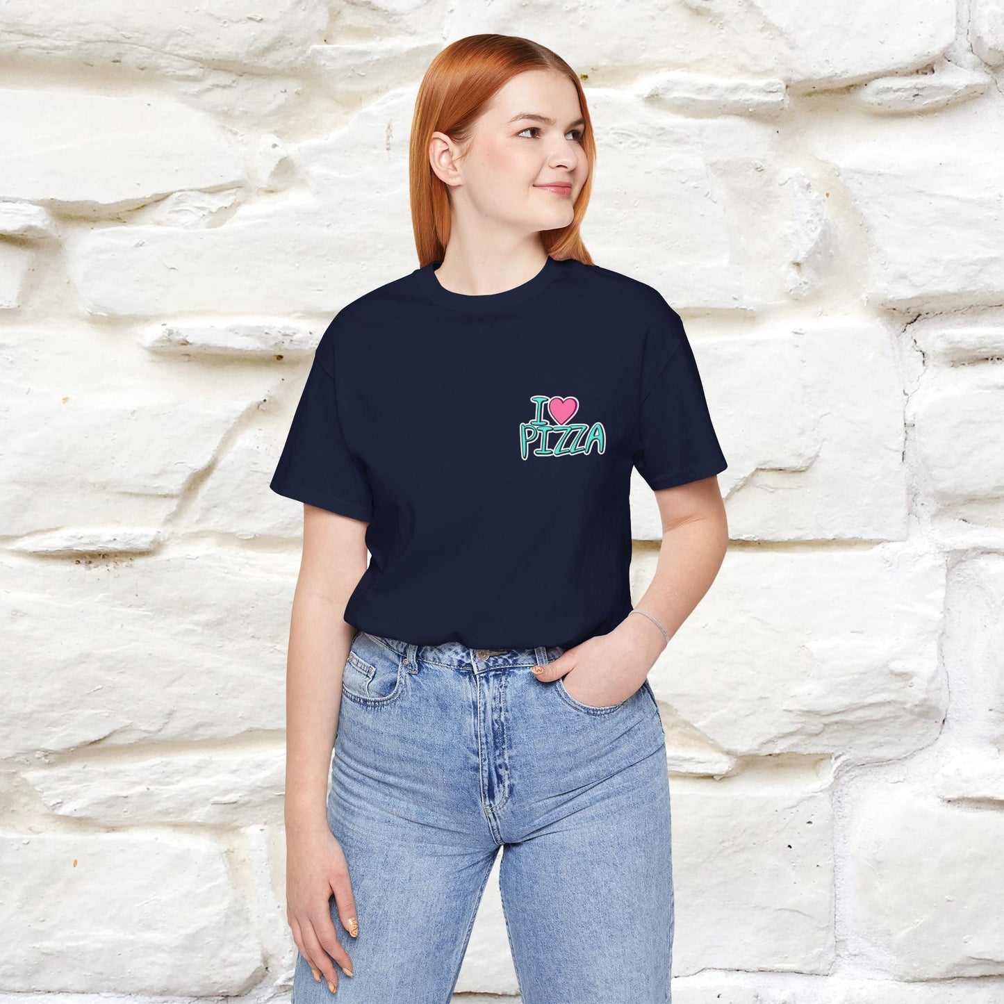 "I Love Pizza"| Cat T-shirt | Nunu&Miao Studio - Nunu&Miao Studio