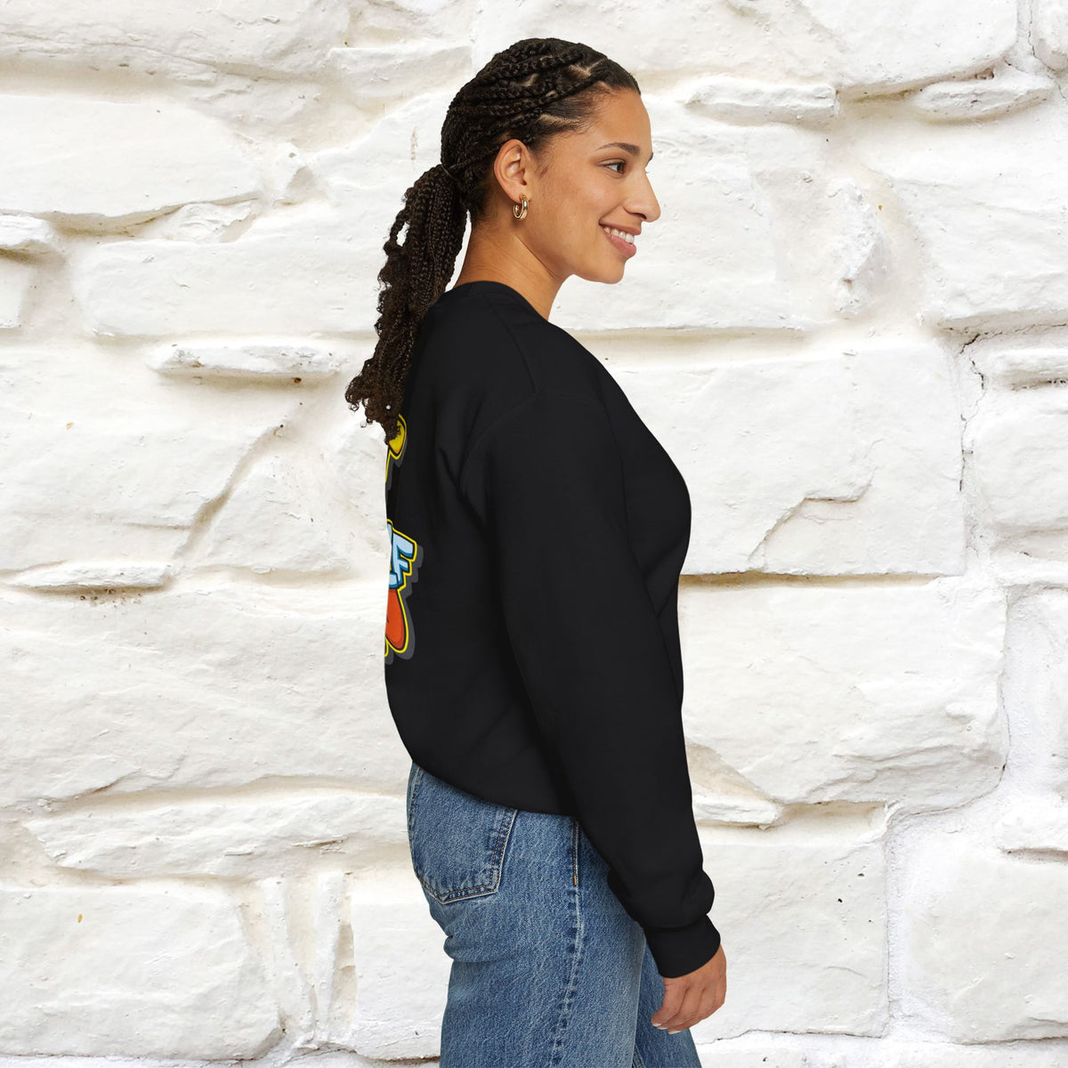 ''Don't Let Yourself Down.'' | Cute Cat Sweatshirt | Nunu&Miao Studio