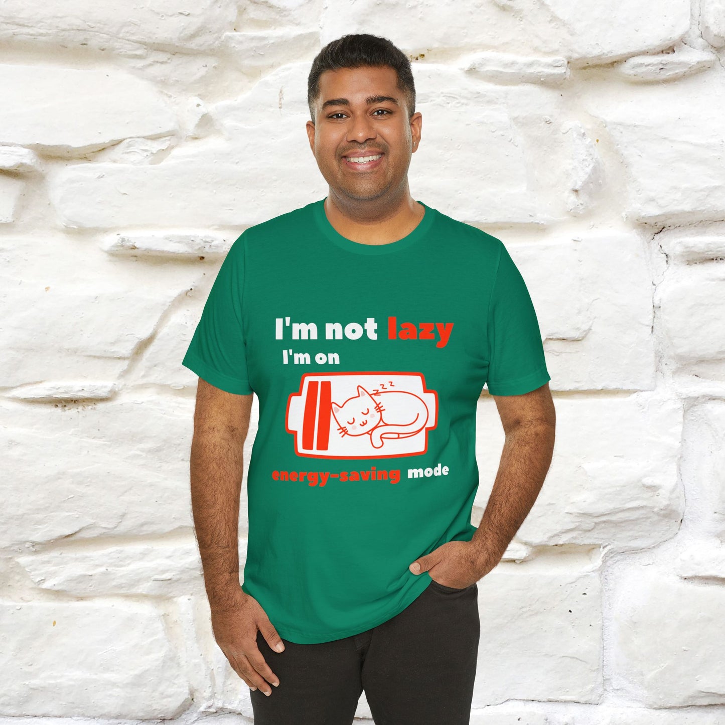 ''I am Not Lazy...'' Cat T-Shirt | Nunu&Miao Studio - Nunu&Miao Studio