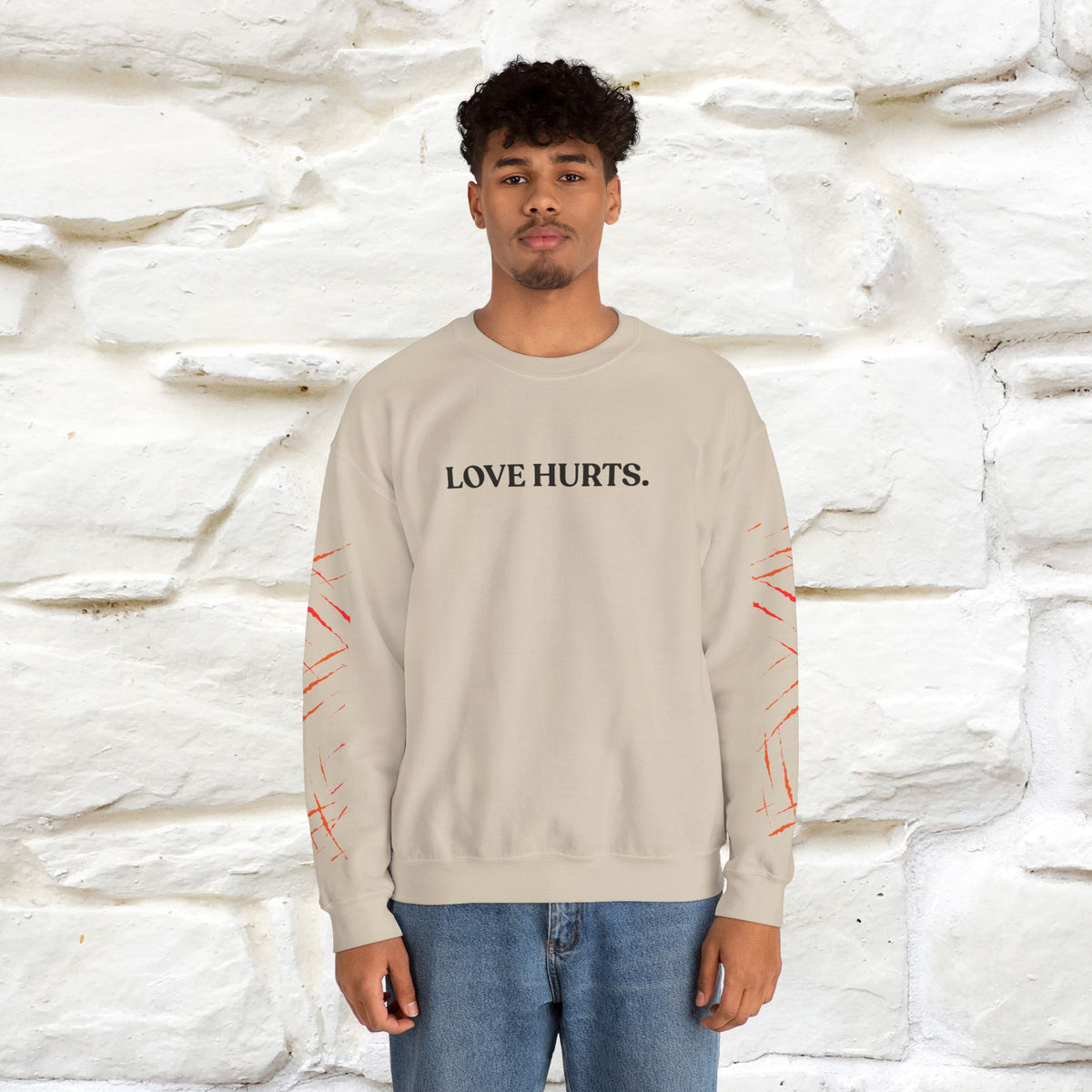-'Love Hurt'' | Cat Sweatshirt | Nunu&Miao Studio