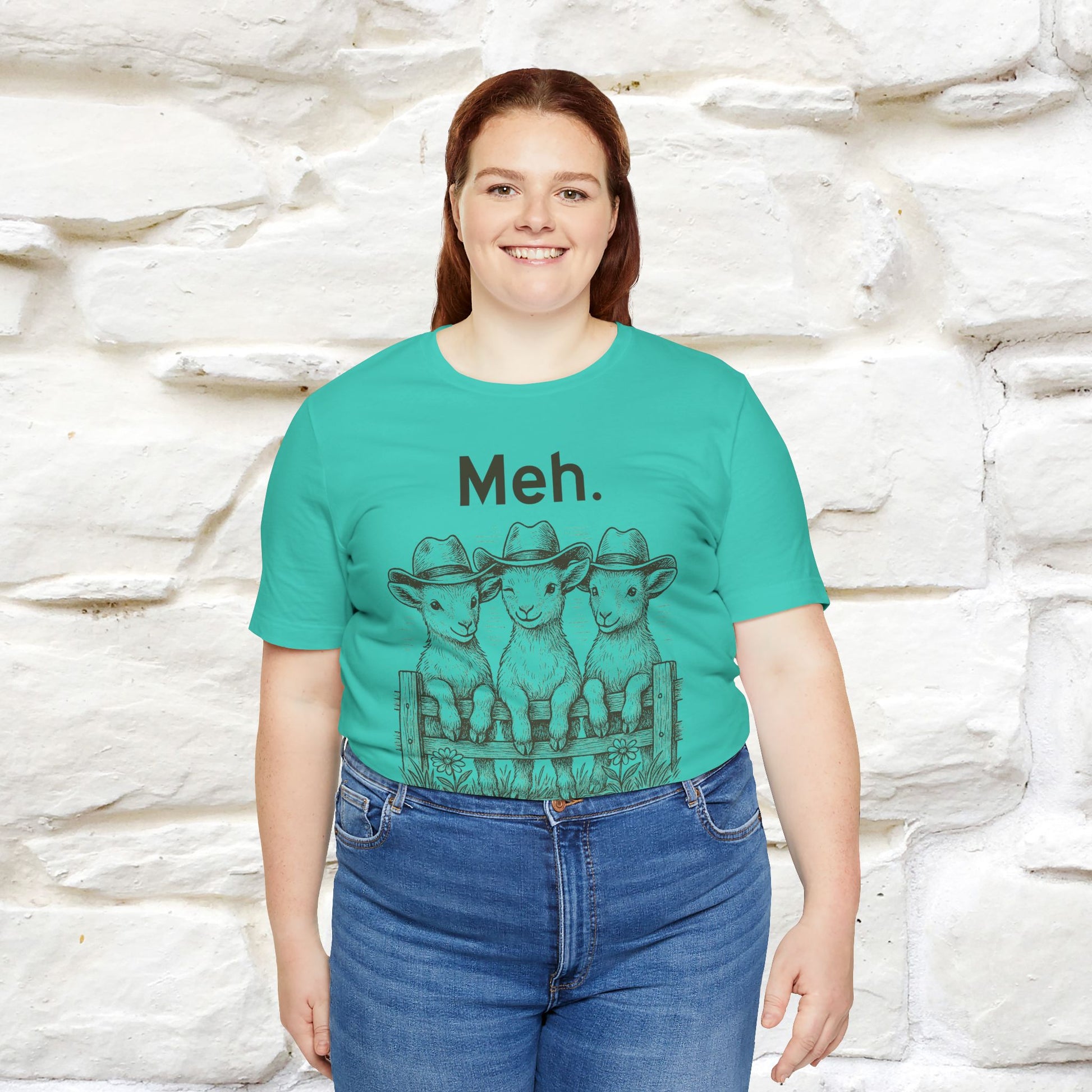 "Meh" Cute T-shirt |Nunu&Miao Studio - Nunu&Miao Studio