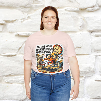 '' My Job is 90% Looking Busy ... |  Sarcastic T-Shirt | Nunu&Miao Studio