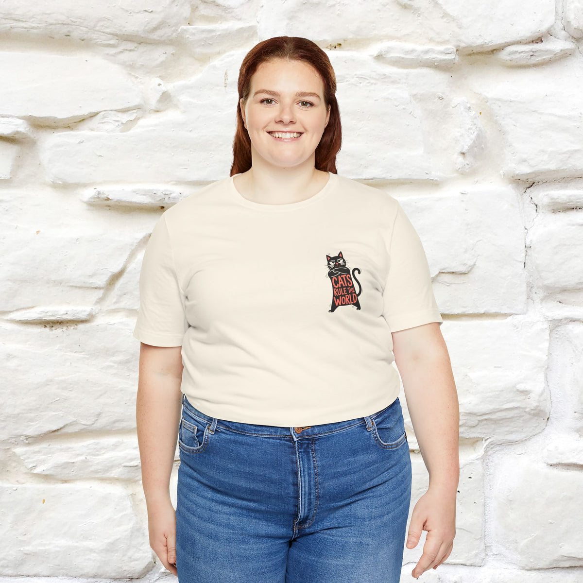 “Cats Rule The World” |Cat T-Shirt | Front & Back Design | Nunu&Miao Studio