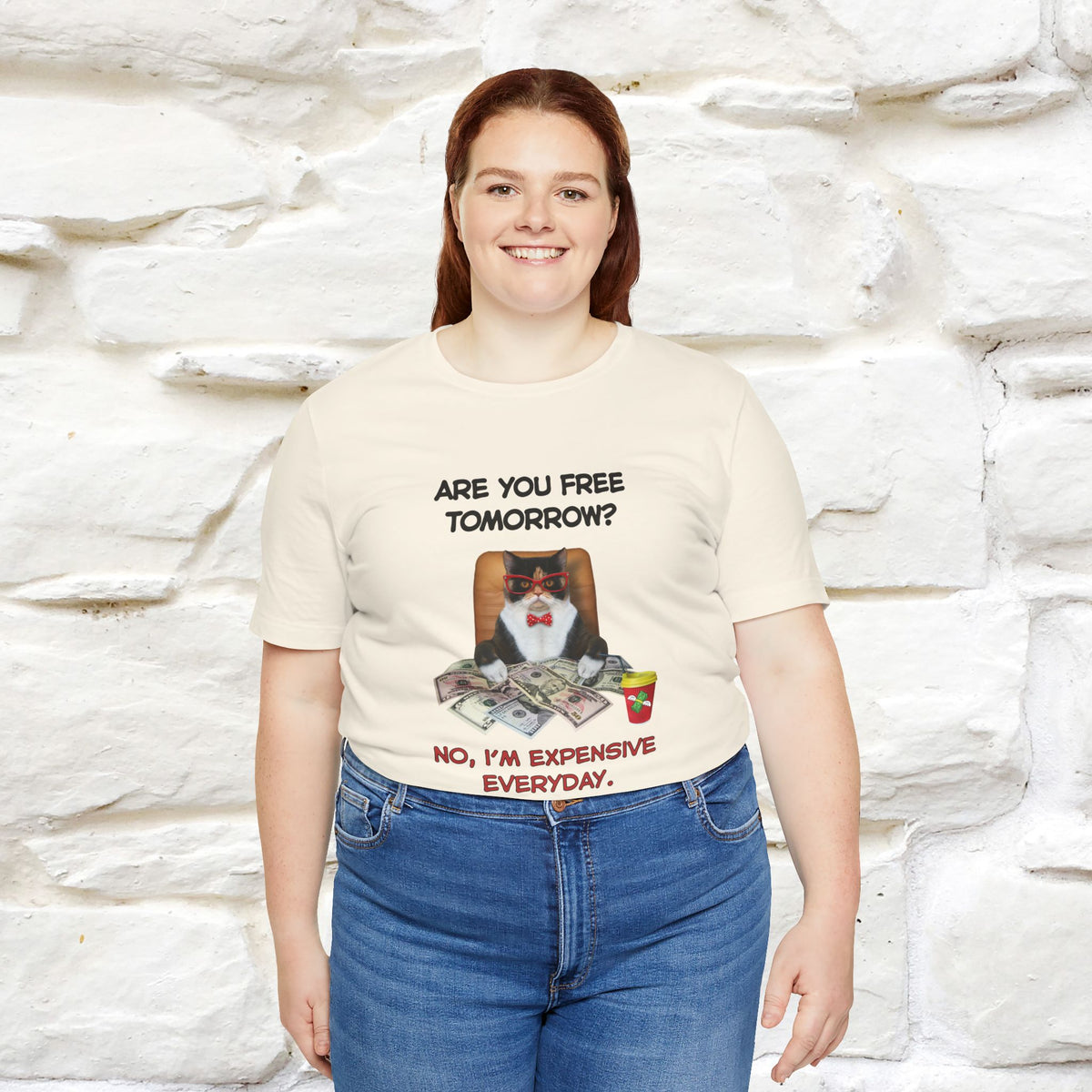 “Are You Fee Tomorrow?” | Cat T-Shirt | Nunu&Miao Studio