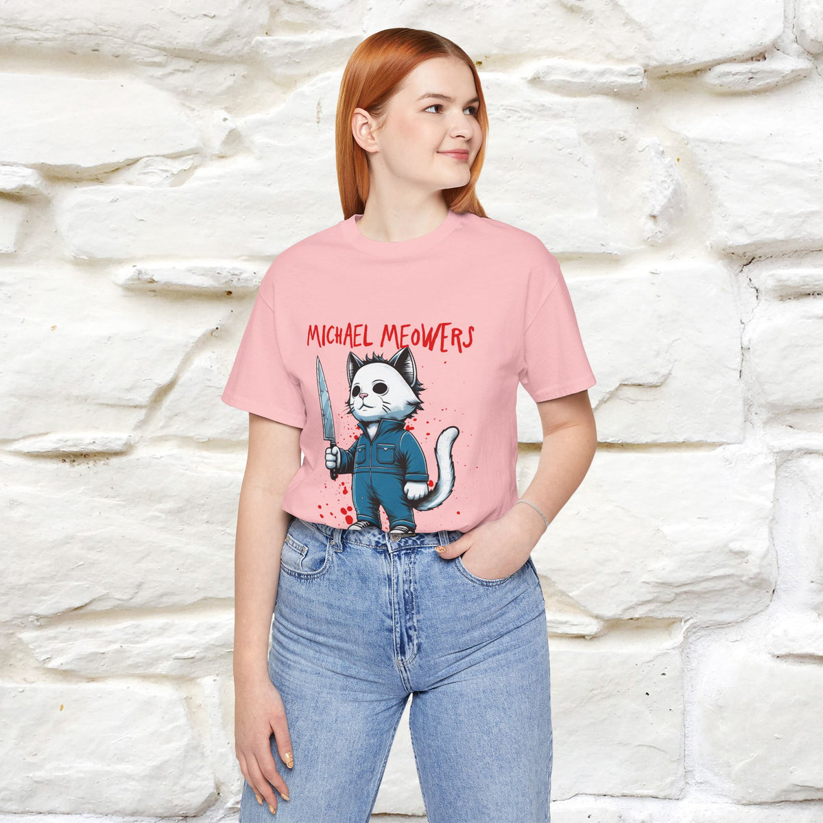 ''Michael Meowers'' Cat T-Shirt |  | Nunu&Miao Studio