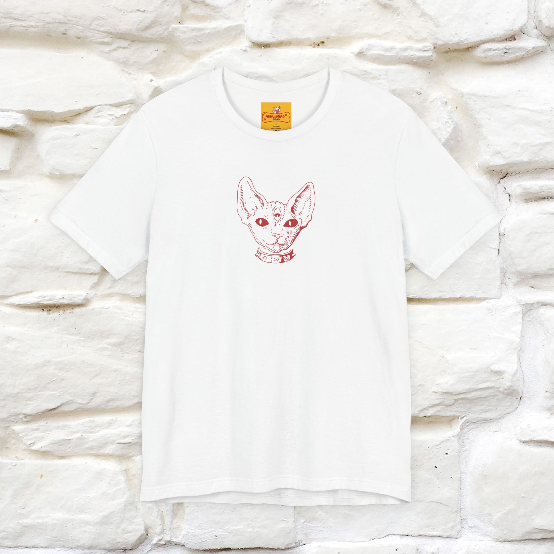 ''Illusion'' Cat T-Shirt Front and Back Design | Nunu&Miao Studio - Nunu&Miao Studio
