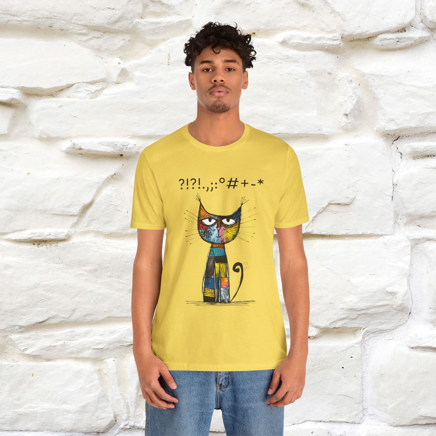 "Enigma" Cat T-shirt |Nunu&Miao Studio - Nunu&Miao Studio