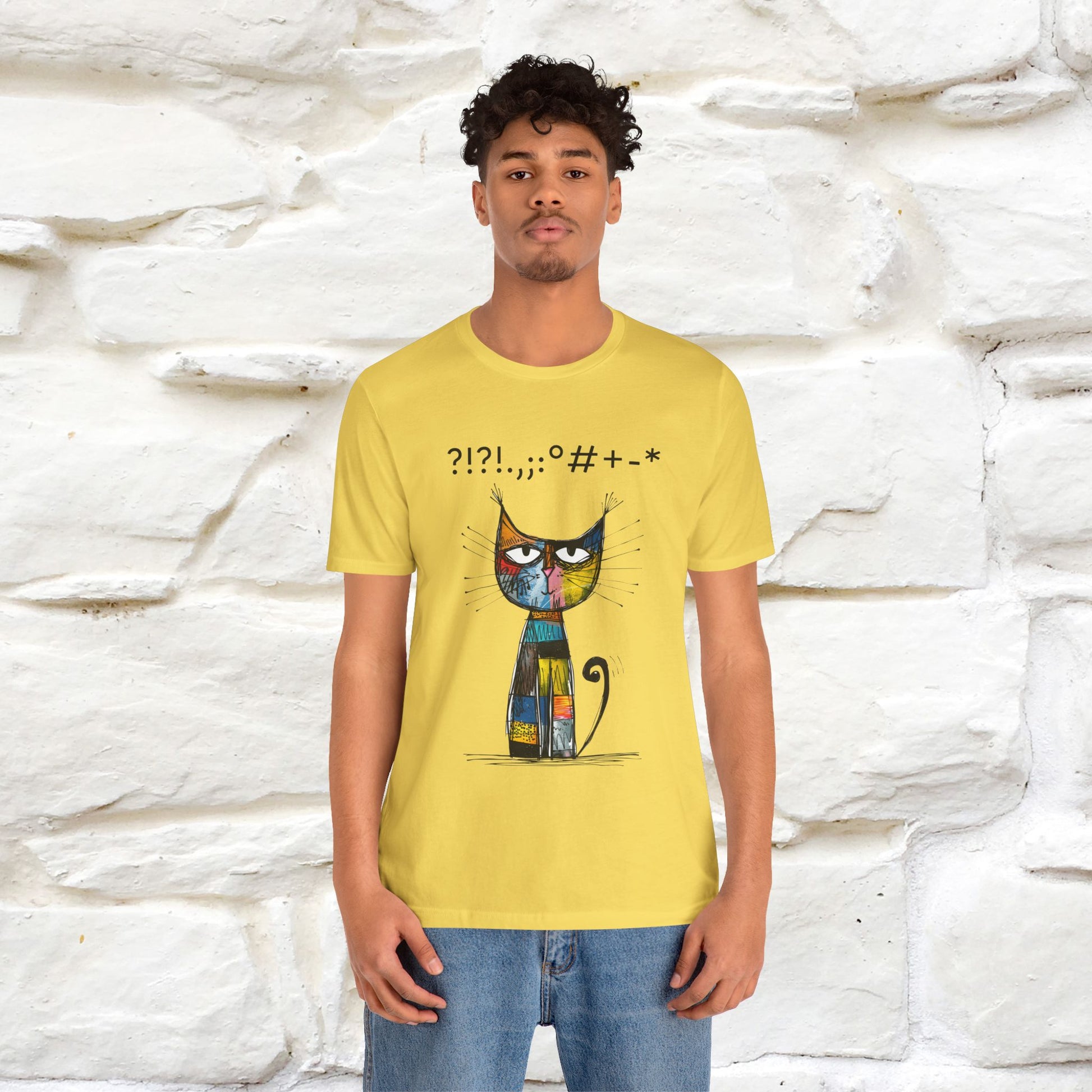 "Enigma" Cat T-shirt |Nunu&Miao Studio - Nunu&Miao Studio