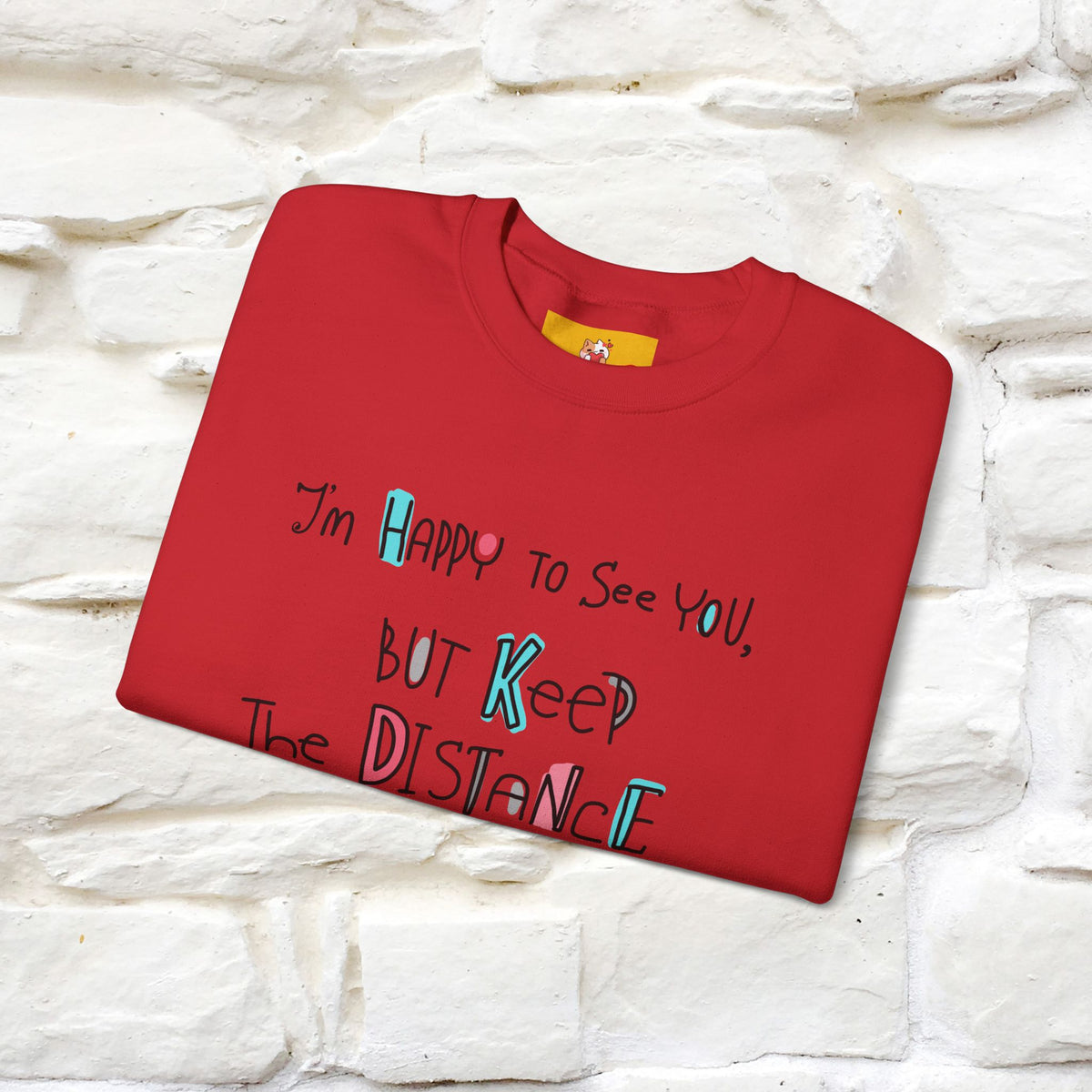 ''I'Am Happy To See You...'' |Cat Sweatshirt | Nunu&Miao Studio
