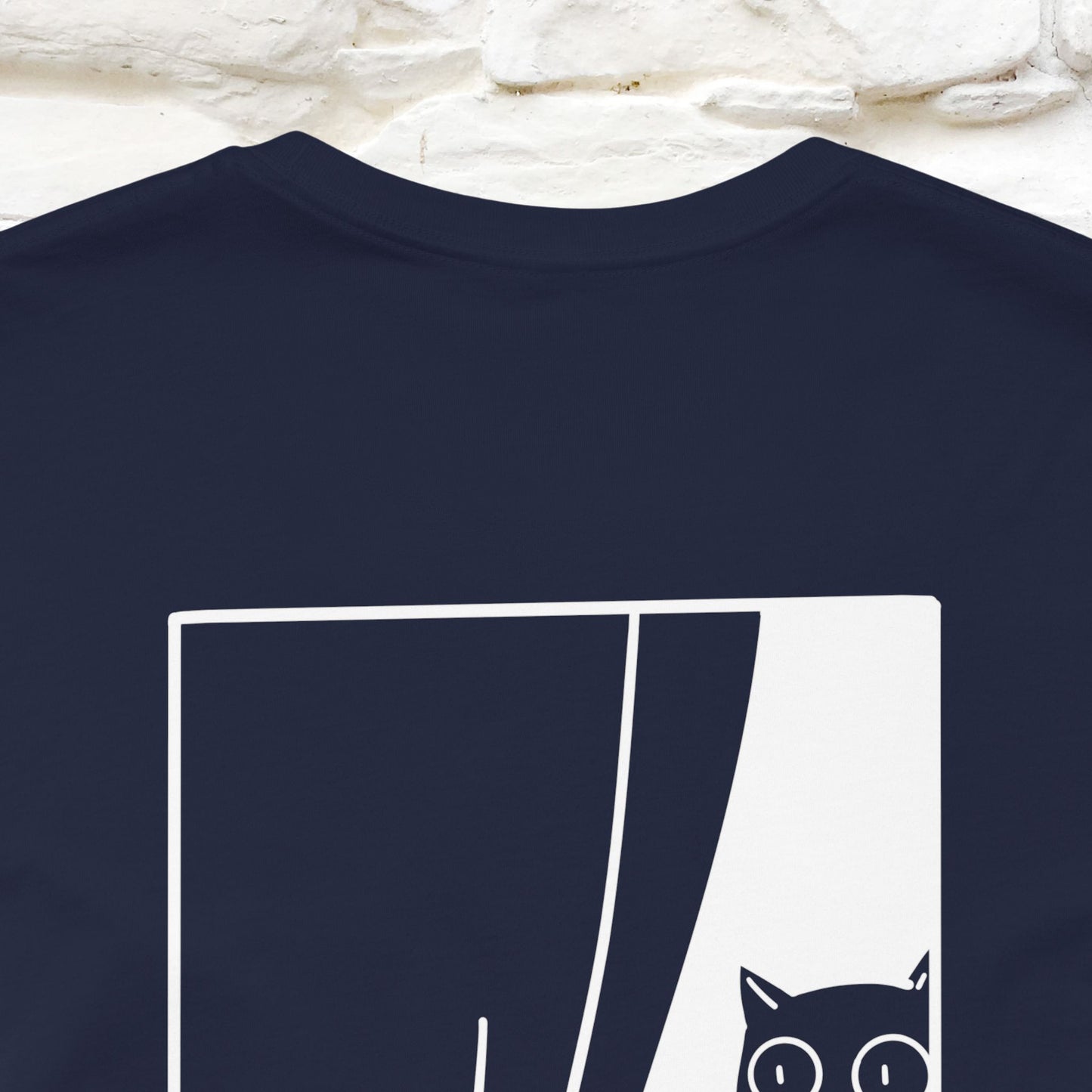 “Don’t trust atoms… they make up everything.” |  Cat T-Shirt | Front & Back Design | Nunu&Miao Studio