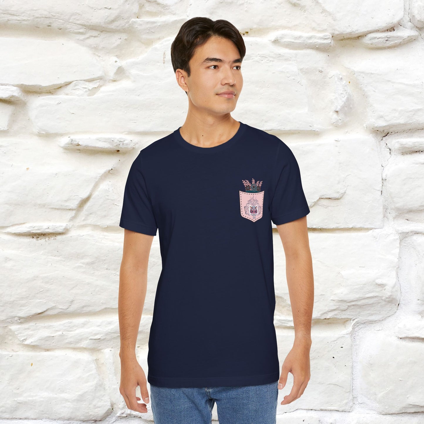 ''Air Fire Cat'' | Cat T-Shirt Front and Back Design | Nunu&Miao Studio - Nunu&Miao Studio