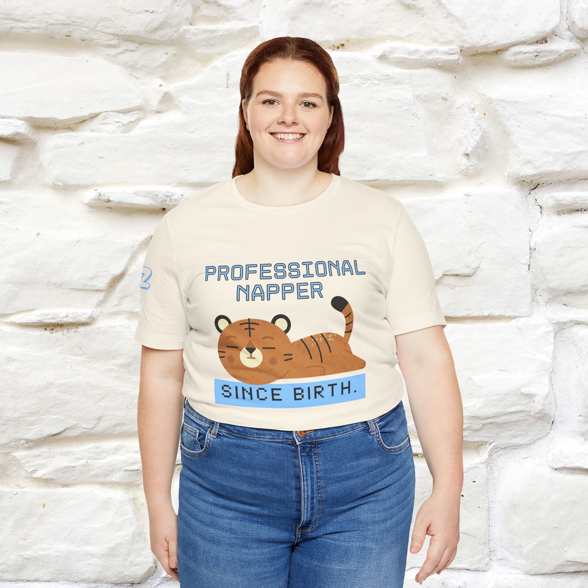 ''Professional napper since birth.''| CatT-Shirt | Nunu&Miao Studio - Nunu&Miao Studio