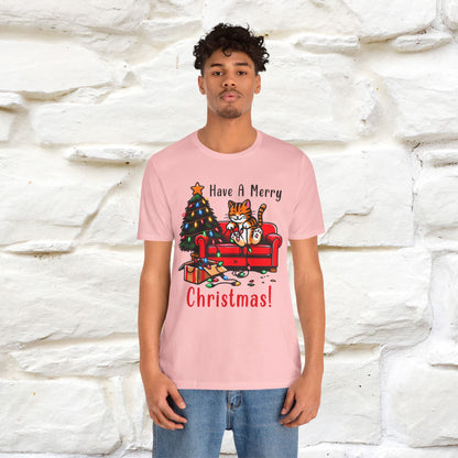 "Have A Merry..." |Funny Cat  T-Shirt | Nunu&Miao Studio