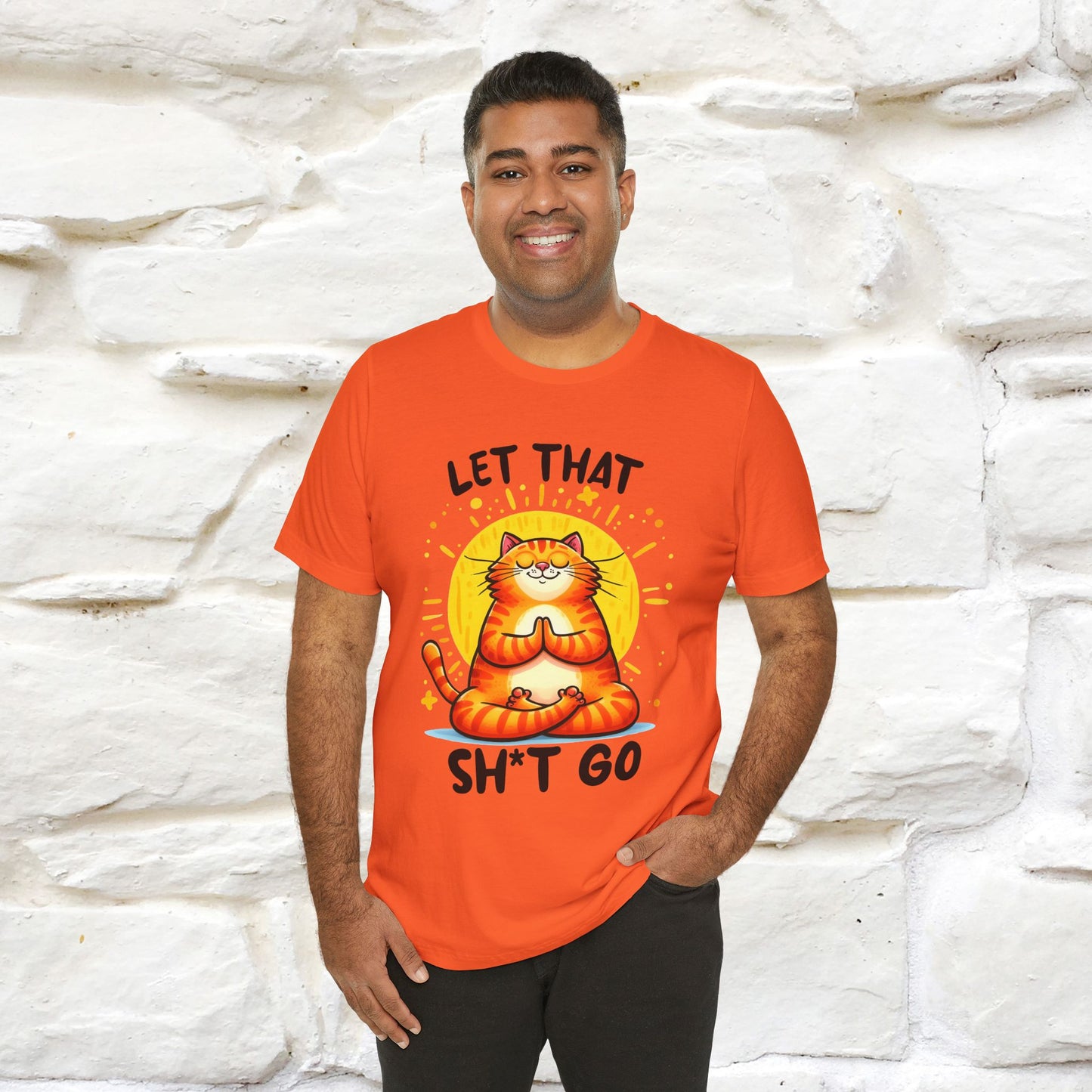 "Let That Sh*t Go" Cat T-shirt |Nunu&Miao Studio - Nunu&Miao Studio
