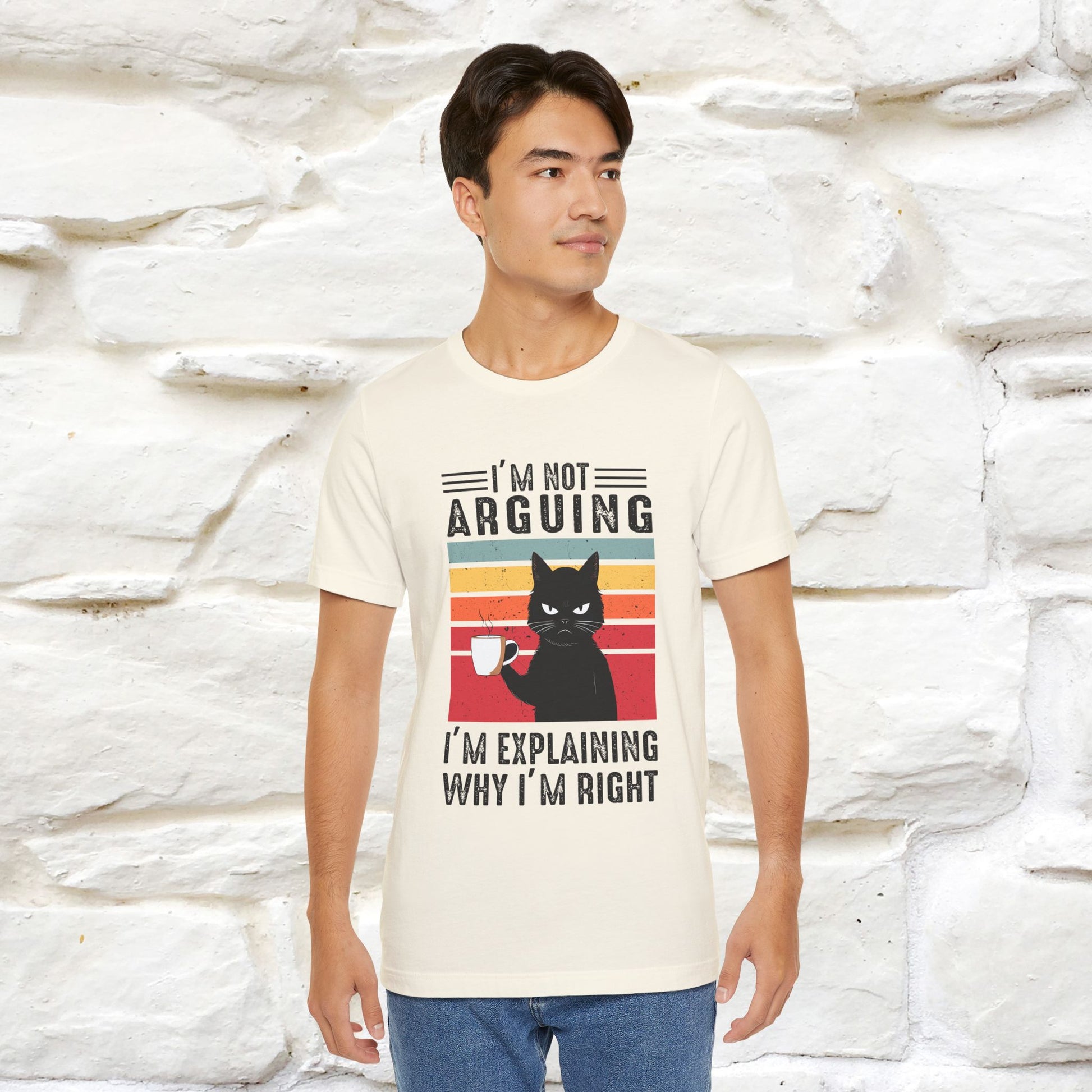 I’m Not Arguing, I’m Explaining Why I’m Right Cat T-Shirt  Nunu&Miao Studio - Nunu&Miao Studio