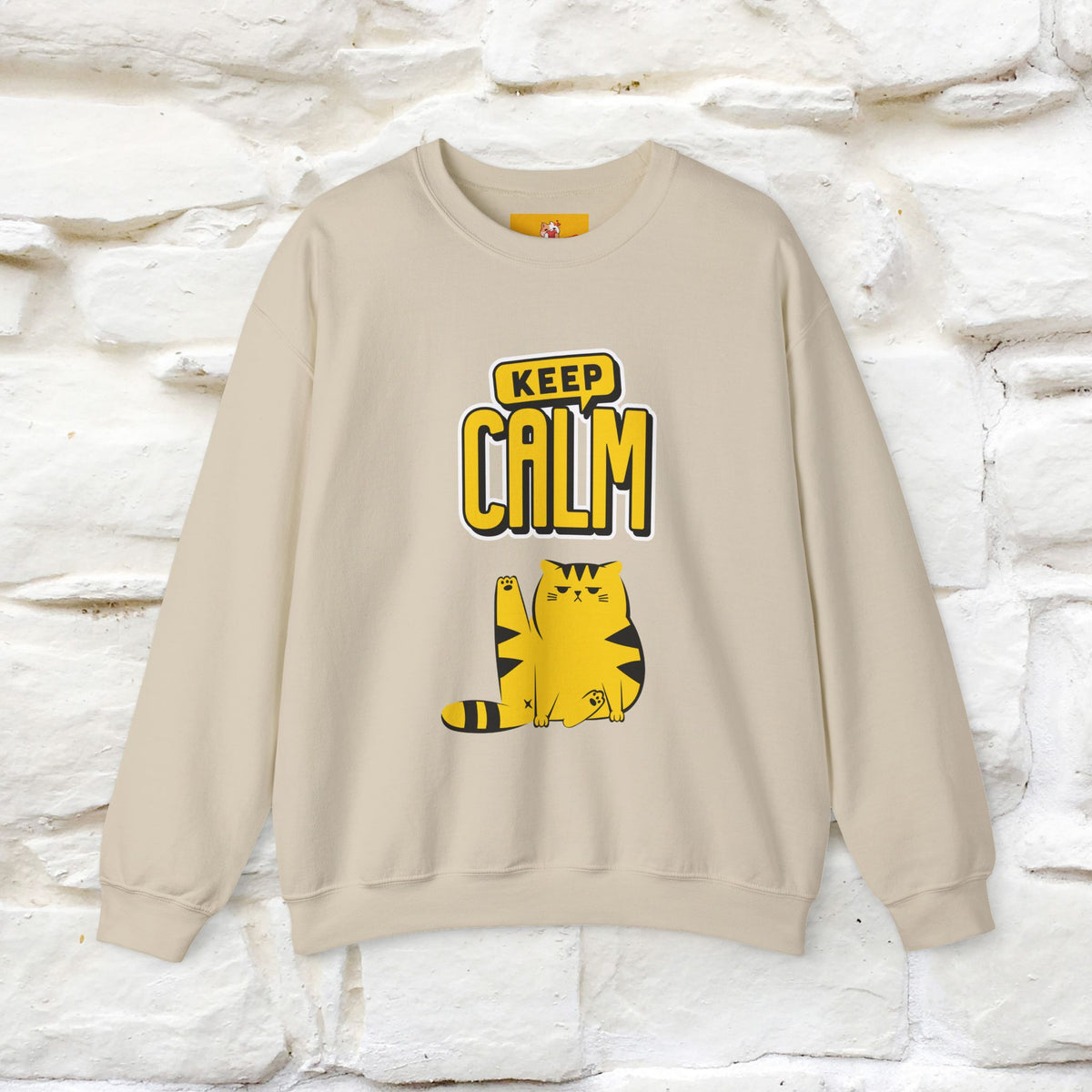 "Keep Calm'' |Cat Sweatshirt | Nunu&Miao Studio