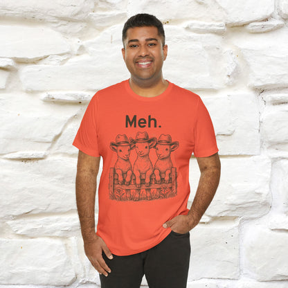 "Meh" Cute T-shirt |Nunu&Miao Studio - Nunu&Miao Studio