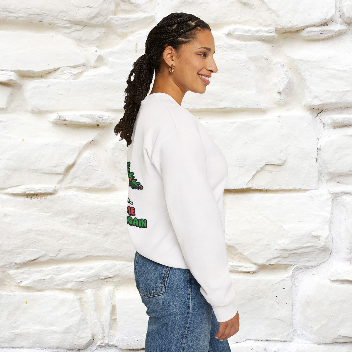 ''It's This Time...Christmas '' |Cat Sweatshirt | Nunu&Miao Studio