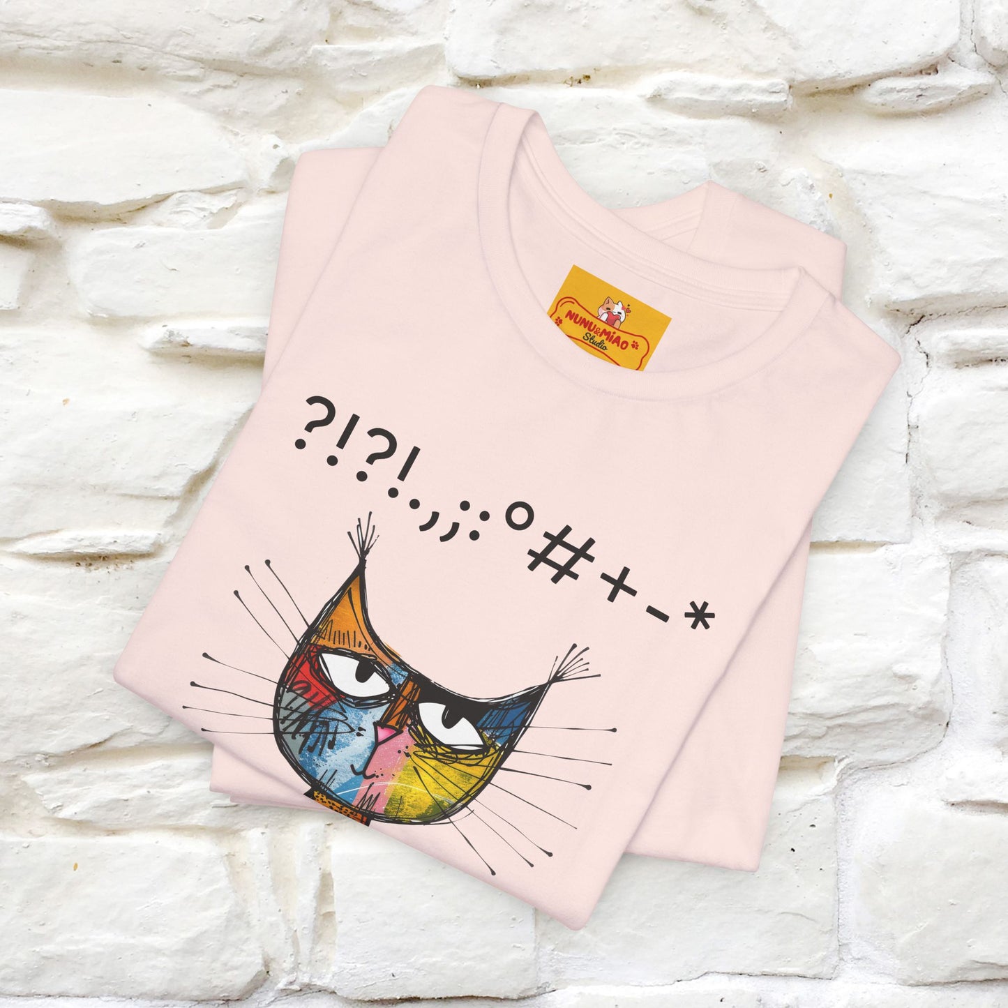 "Enigma" Cat T-shirt |Nunu&Miao Studio - Nunu&Miao Studio