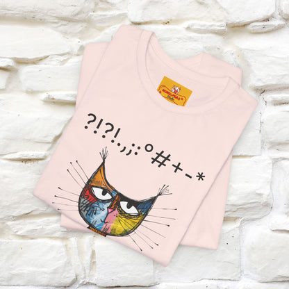 "Enigma" Cat T-shirt |Nunu&Miao Studio - Nunu&Miao Studio
