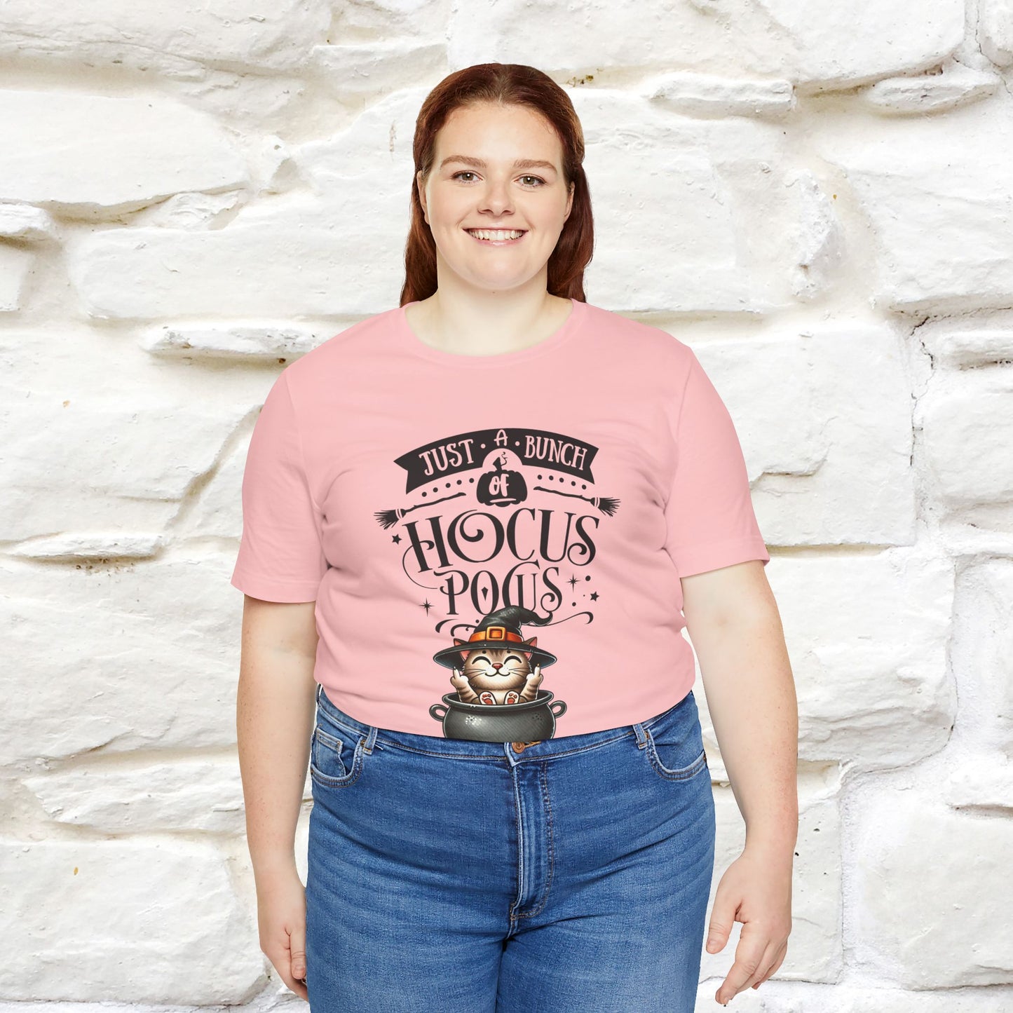 "Just A Bunch Of Hocus Pocus" Cat  T-shirt |Nunu&Miao Studio - Nunu&Miao Studio