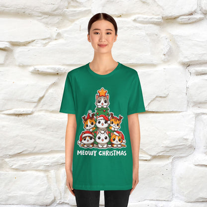 “Meowy Christmas” | Cat T-Shirt | Nunu&Miao Studio