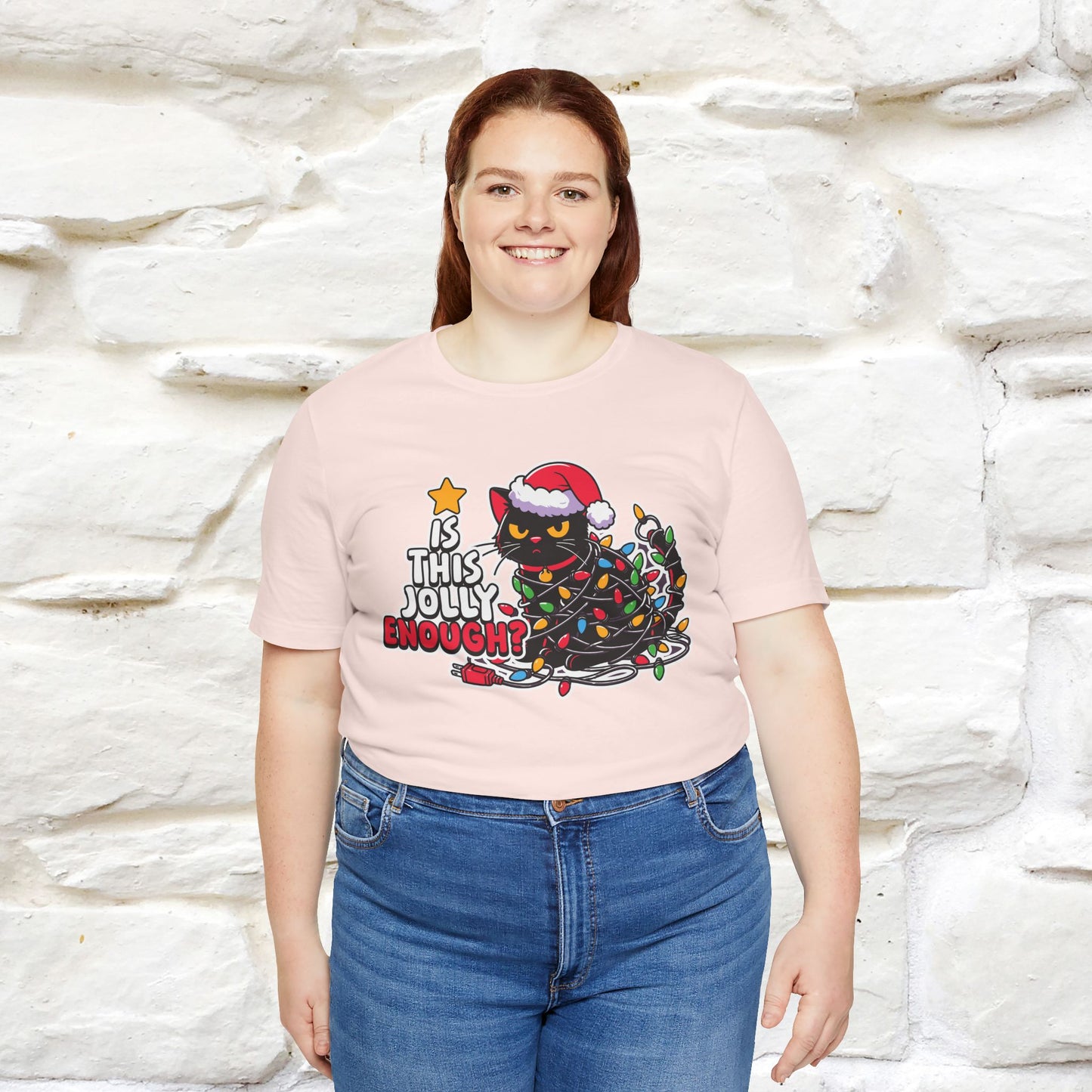 “Is This Jolly Enough?” | Cat T-Shirt | Nunu&Miao Studio